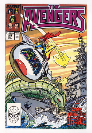 The Avengers Vol 1 292 High Grade (1988)