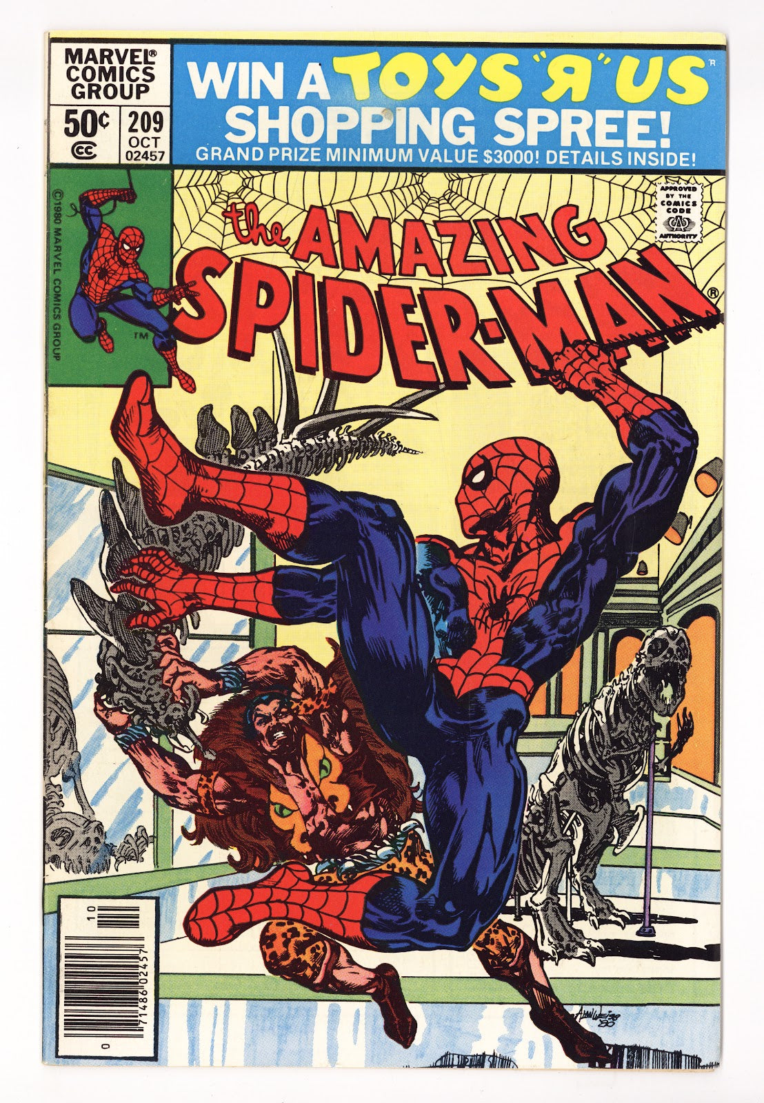 The Amazing Spider-Man Vol 1 209 FN/VF (7.0) (1980) Newsstand 