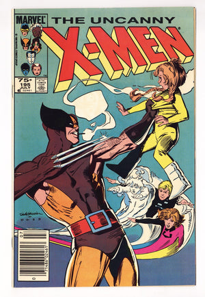 The Uncanny X-Men Vol 1 195  FN/VF (7.0)   (1985)   Canadian Price Variant