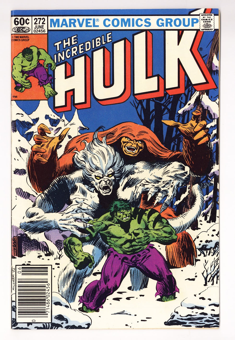 The Incredible Hulk Vol 1 272  FN (6.0)   (1982)   Newsstand  