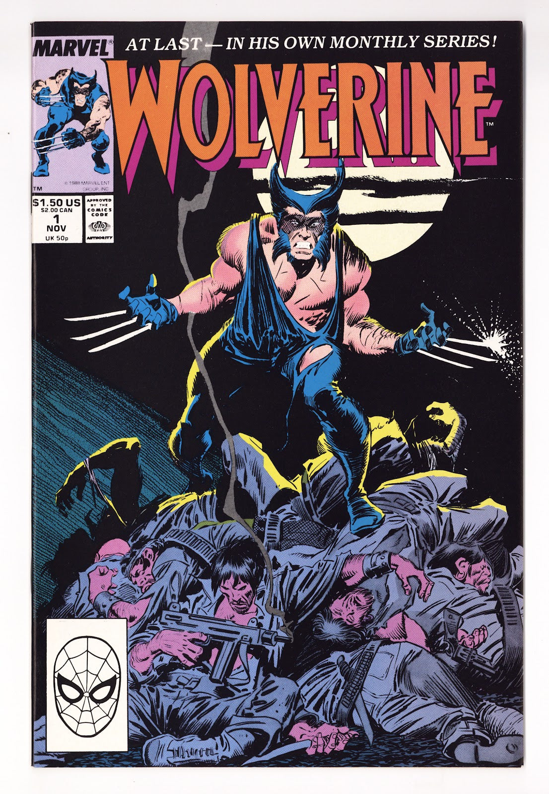 Wolverine Vol 2 1  VF/NM (9.0)   (1988)     