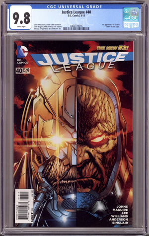 Justice League Vol 1 40 CGC 9.8 (NM/M)   (2015)