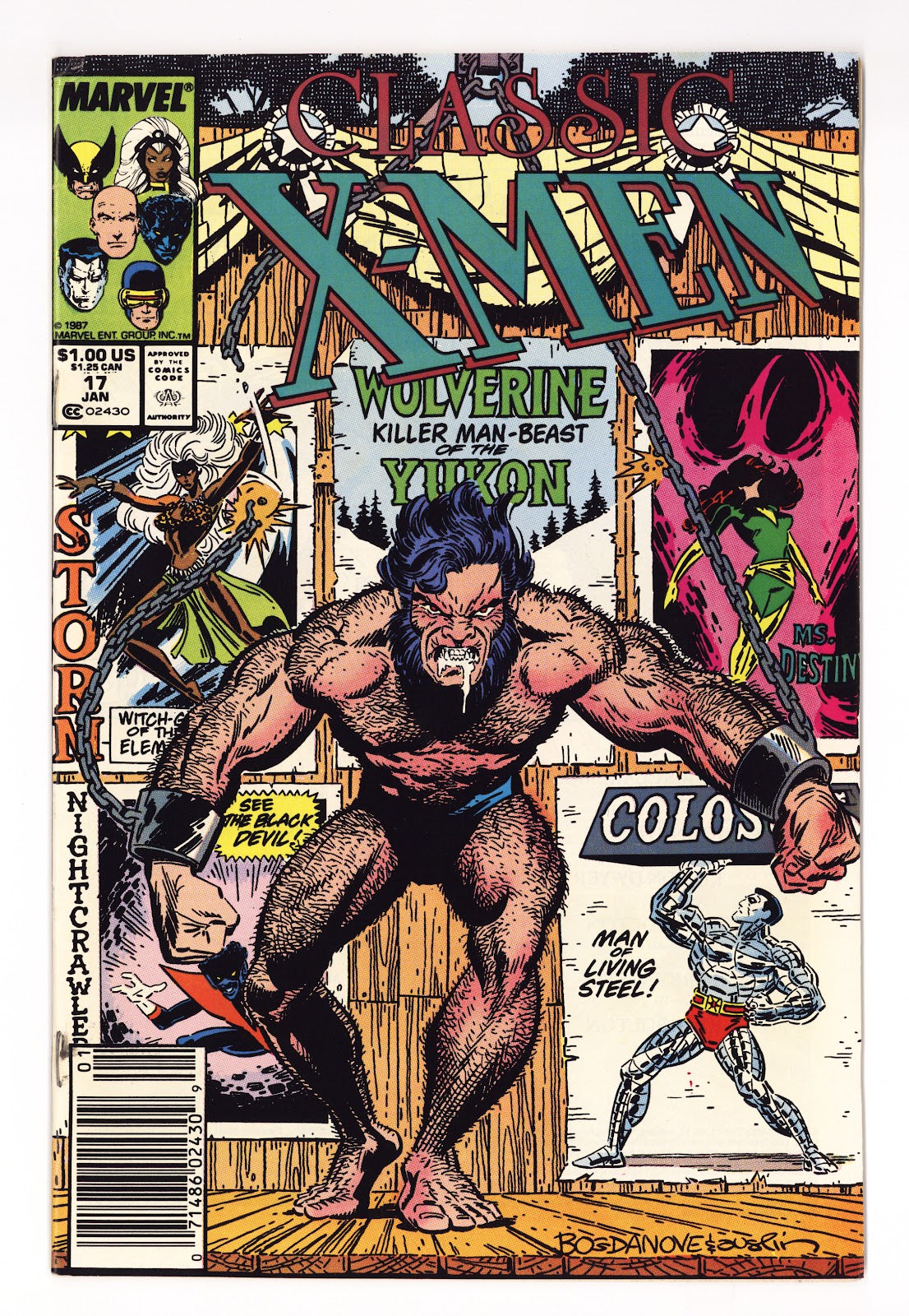 Classic X-Men 17 Mid Grade (1988) Newsstand 