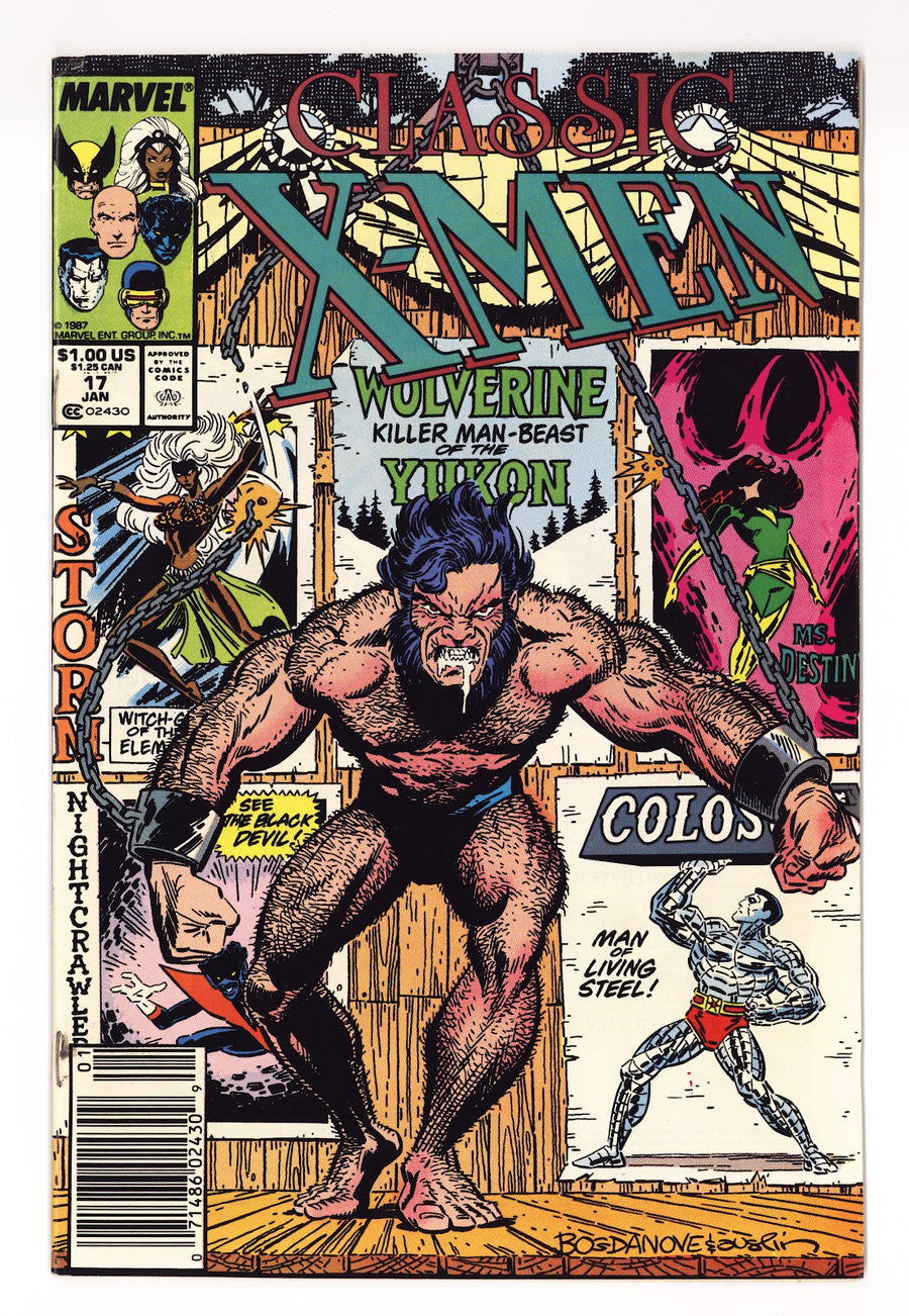 Classic X-Men 17 Mid Grade (1988) Newsstand 