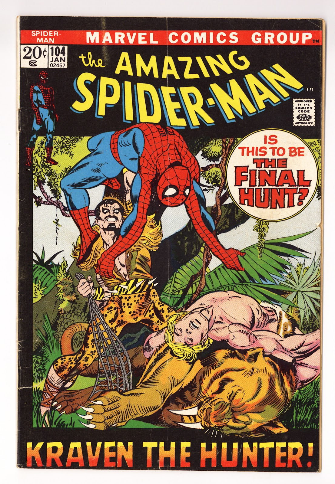 The Amazing Spider-Man Vol 1 104 GD/VG (3.0) (1972) 