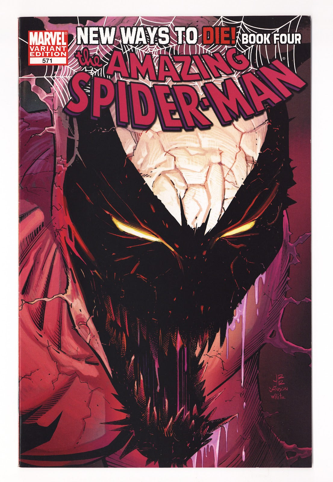 The Amazing Spider-Man Vol 2 571  VF+ (8.5)   (2008) Jr.   Variant Edition - John Romita Jr. Cover