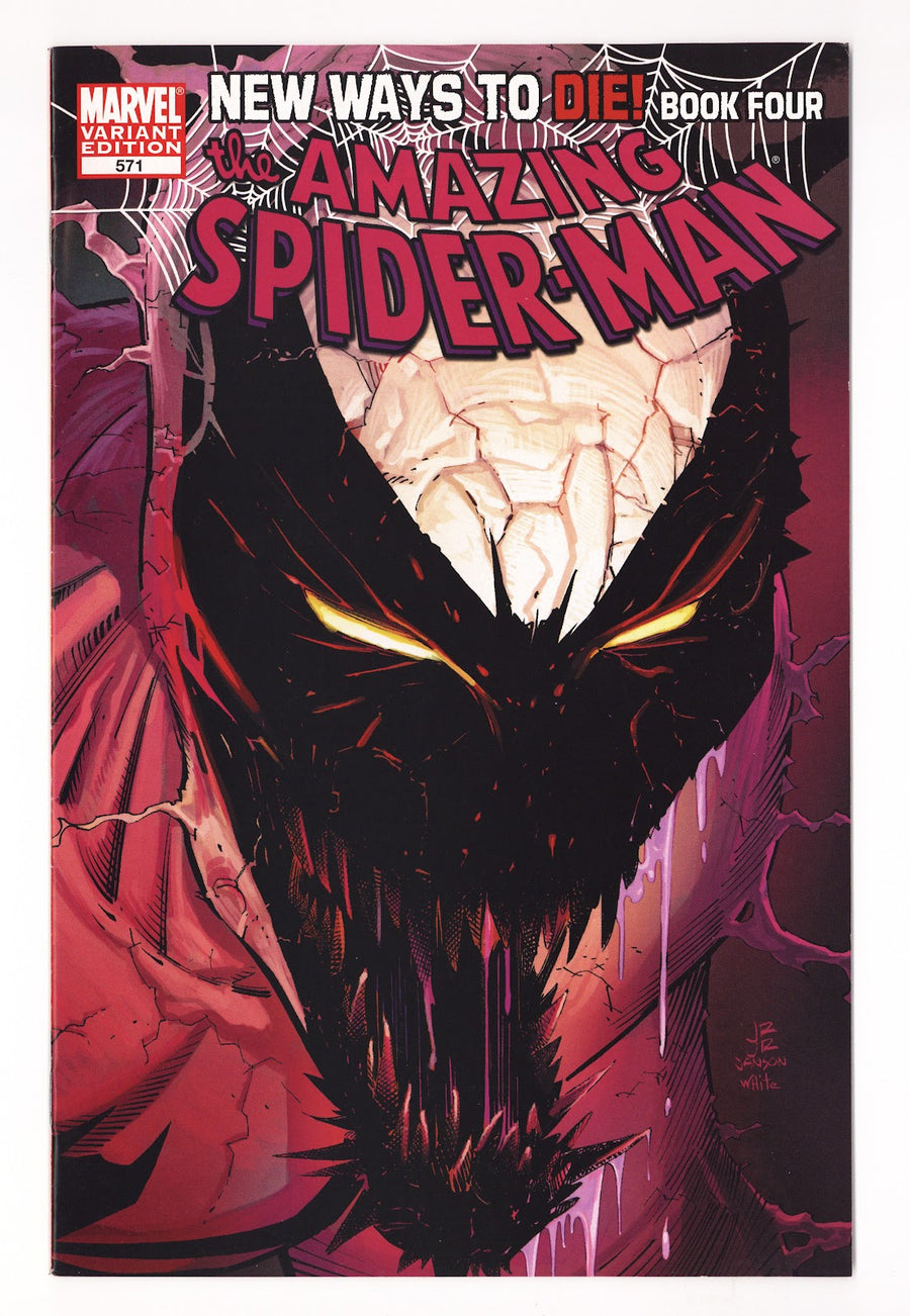 The Amazing Spider-Man Vol 2 571  VF+ (8.5)   (2008) Jr.   Variant Edition - John Romita Jr. Cover