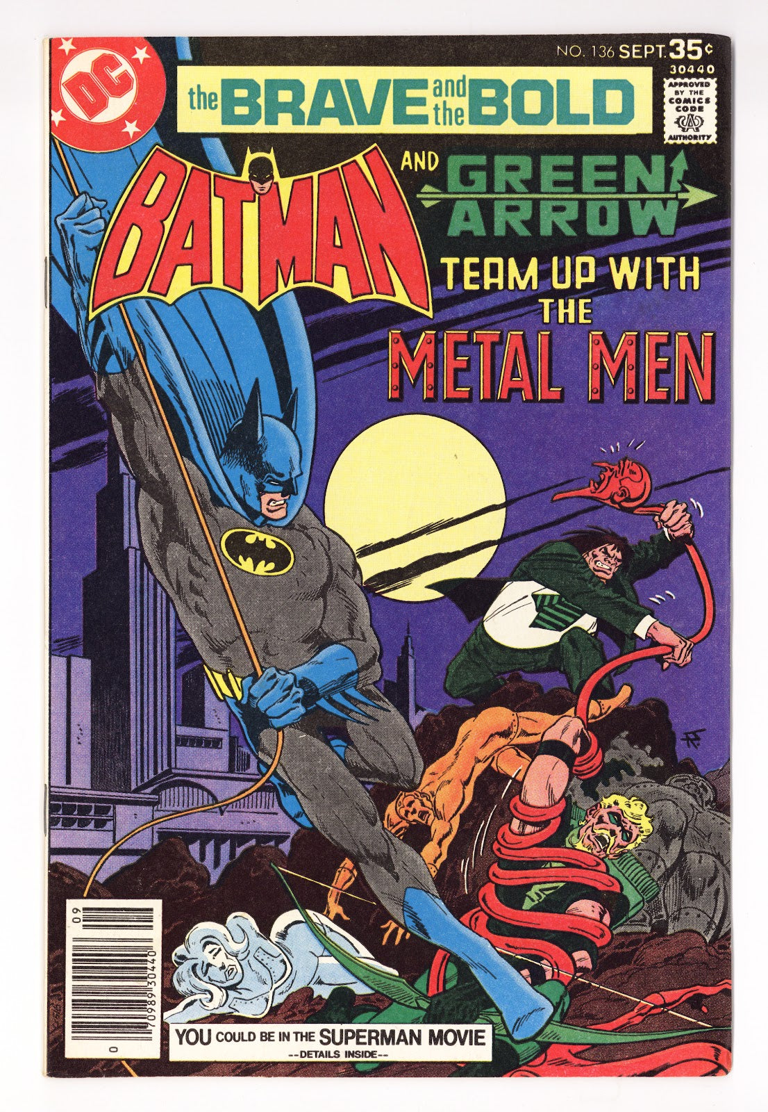 The Brave and the Bold Vol 1 136 Mid Grade (1977) 