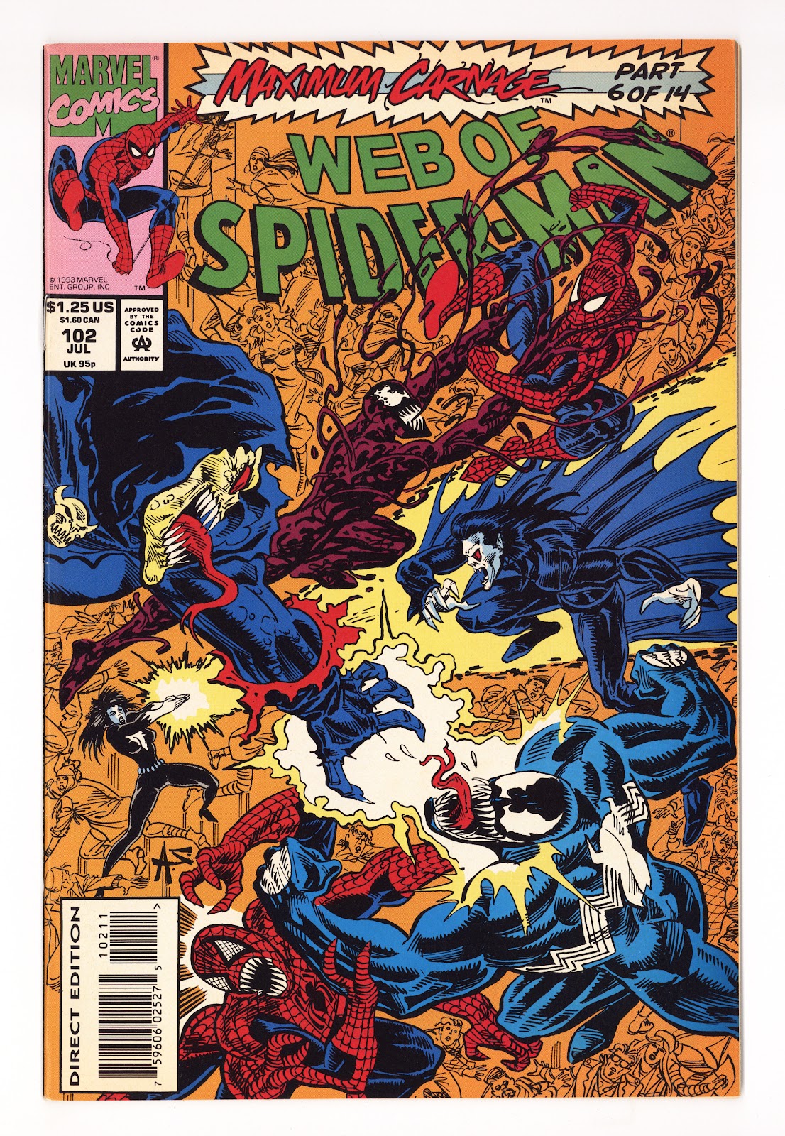 Web of Spider-Man Vol 1 102  Mid Grade   (1993)