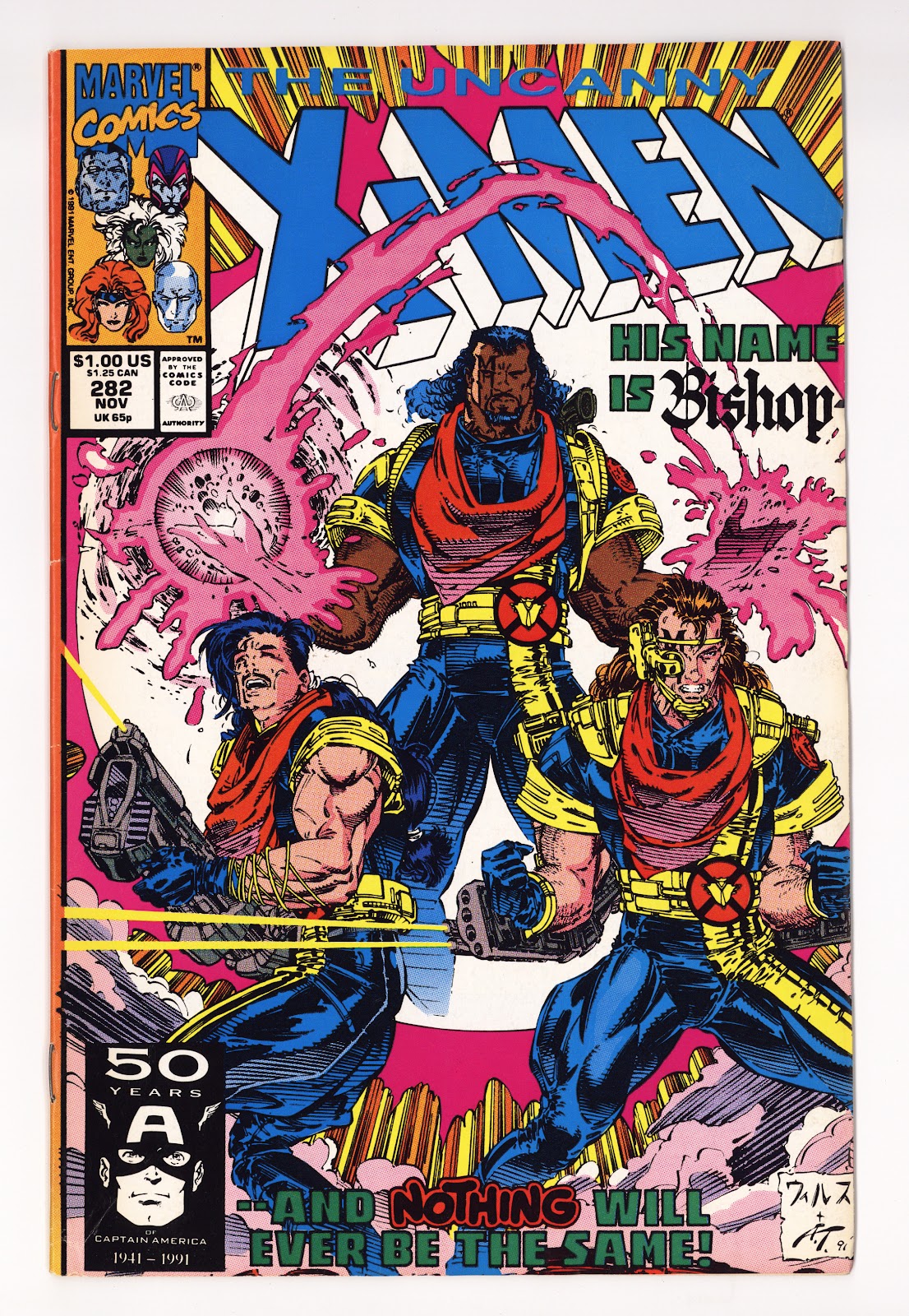 The Uncanny X-Men Vol 1 282  FN (6.0) No Insert  (1991)     