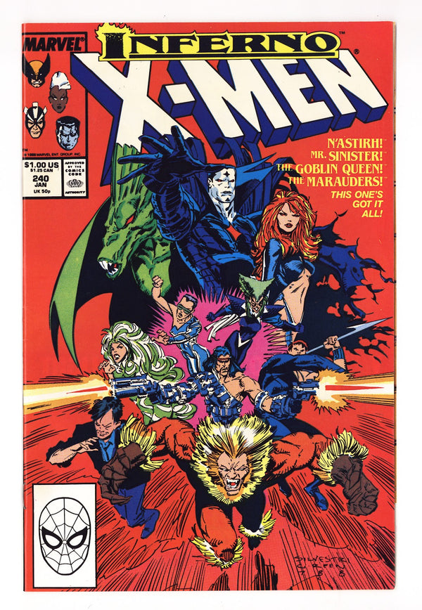 The Uncanny X-Men Vol 1 240  VF/NM (9.0)   (1989)