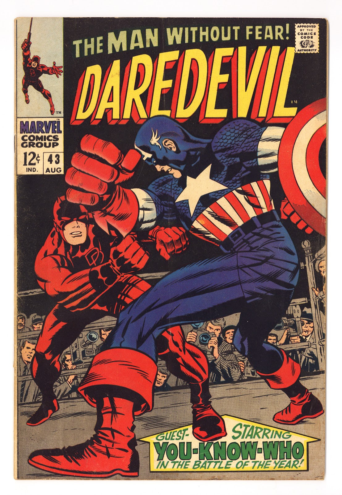Daredevil Vol 1 43 VG+ (4.5) (1968) 
