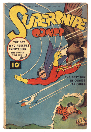 Supersnipe Comics Vol 3 12 [36]  VG/FN (5.0)   (1947)