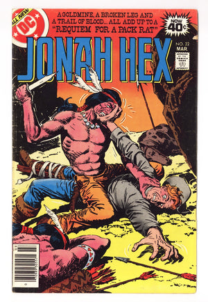 Jonah Hex Vol 1 22  Low Grade   (1979)