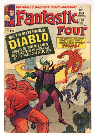 Fantastic Four Vol 1 30 GD+ (2.5) (1964)