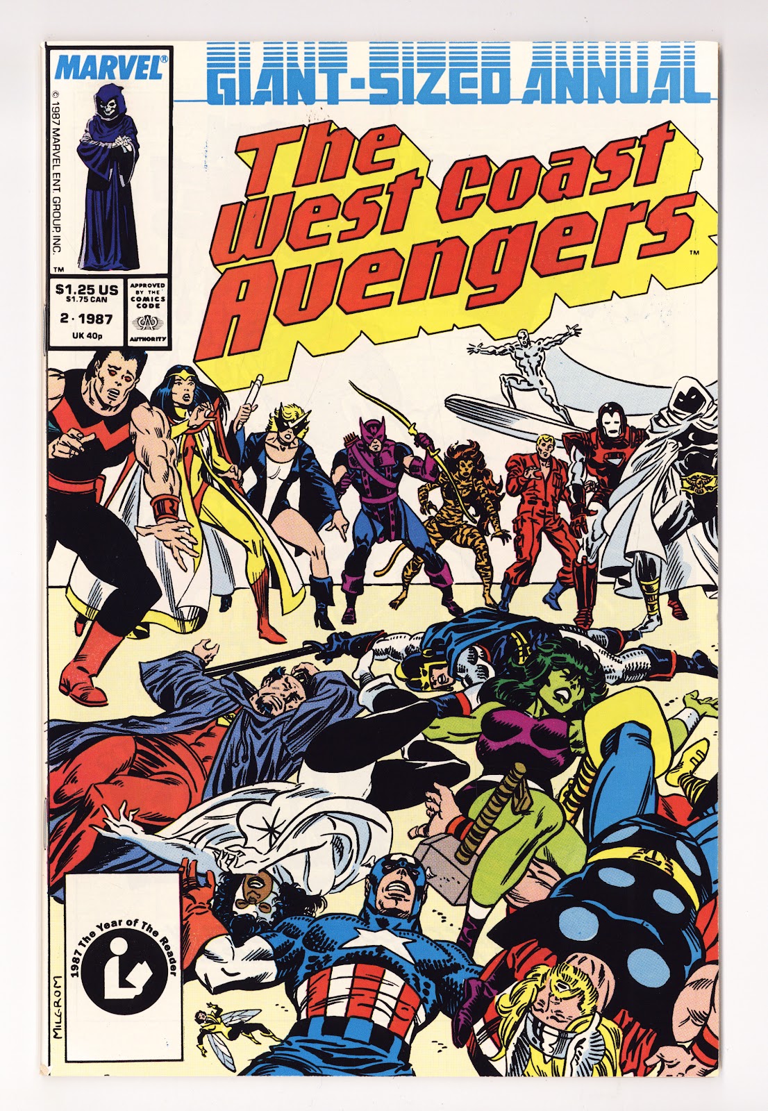The West Coast Avengers Annual Vol 2 2  High Grade   (1987)   Direct  