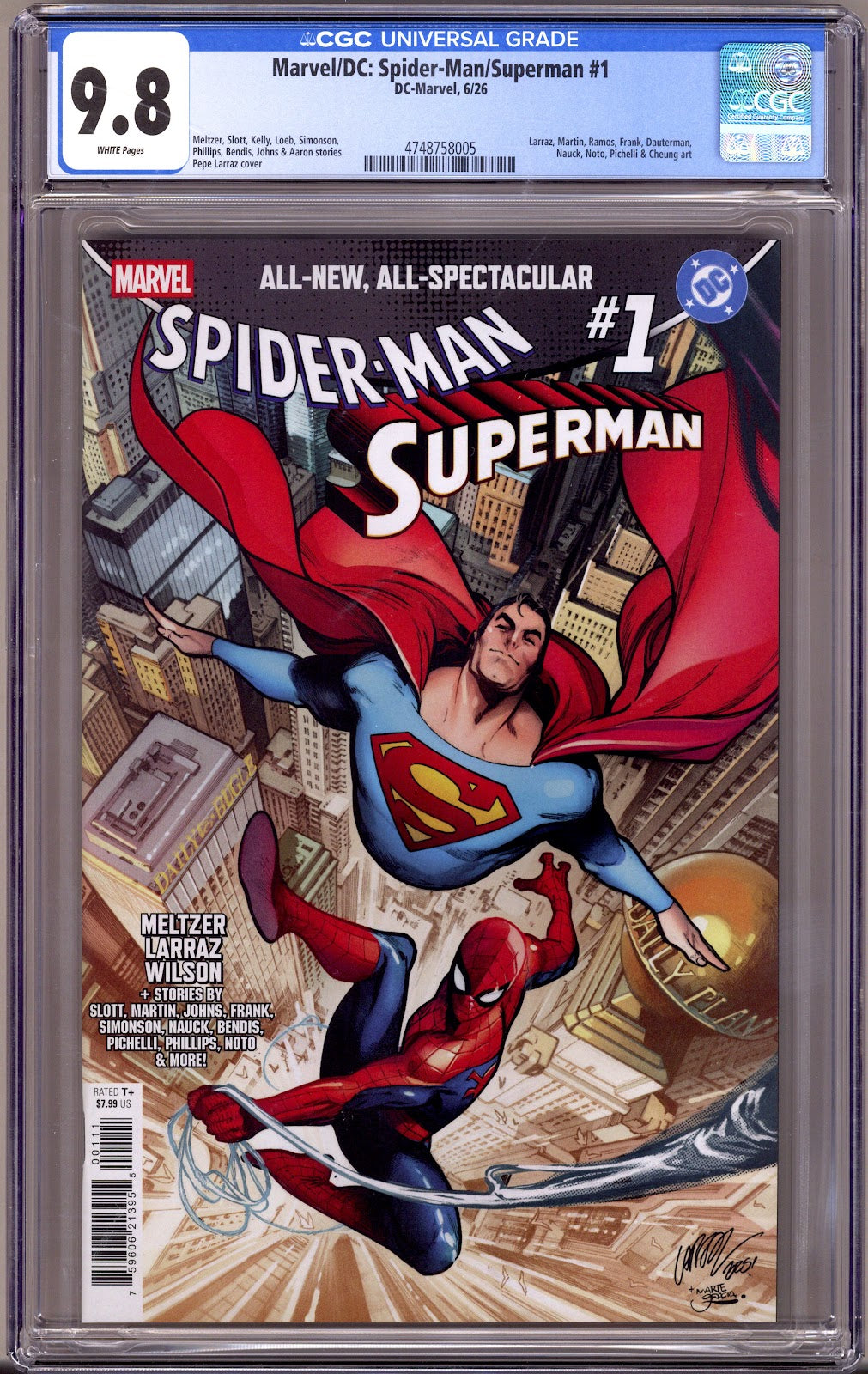 Marvel / DC: Spider-Man / Superman 1 CGC 9.8 (NM/M) (2026) 