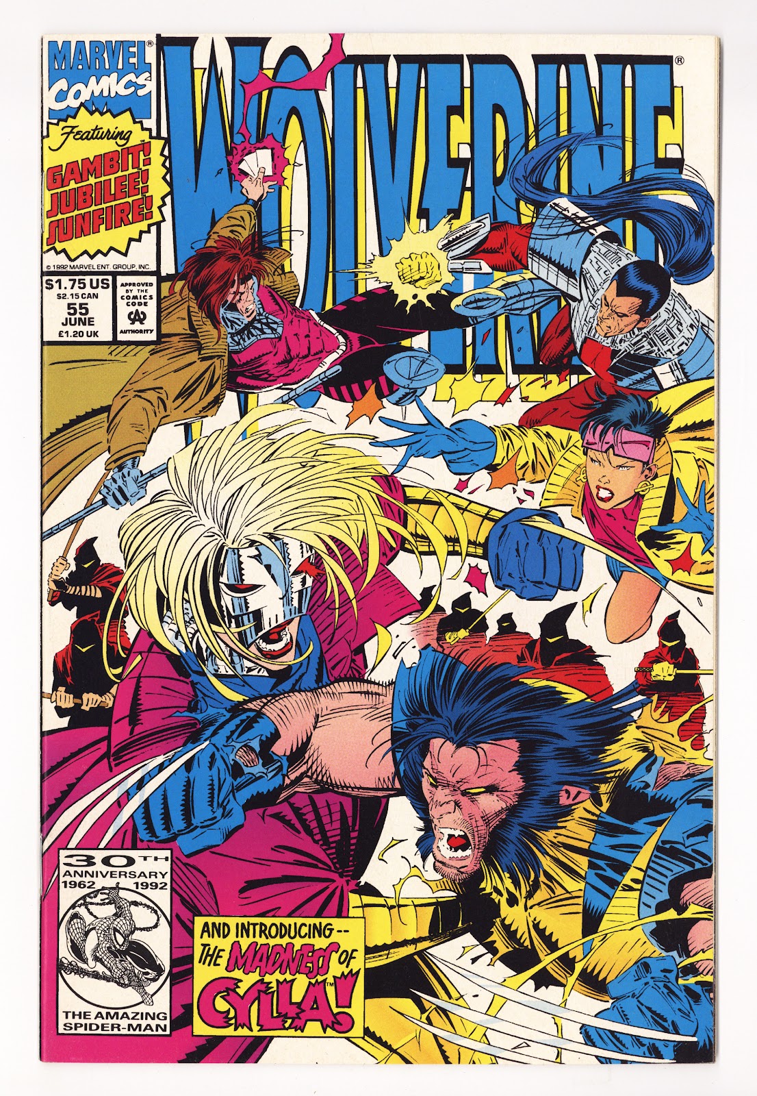 Wolverine Vol 2 55  High Grade   (1992)     