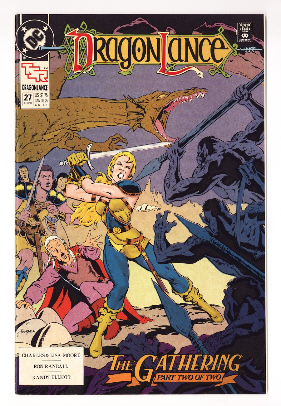 Dragonlance Comic Book   27  Mid Grade   (1991)