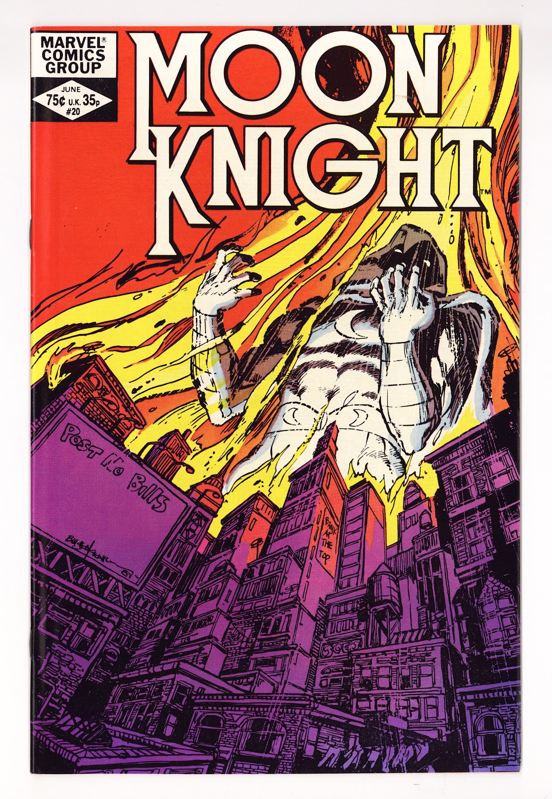 Moon Knight Vol 1 20 NM- (9.2) (1982) 