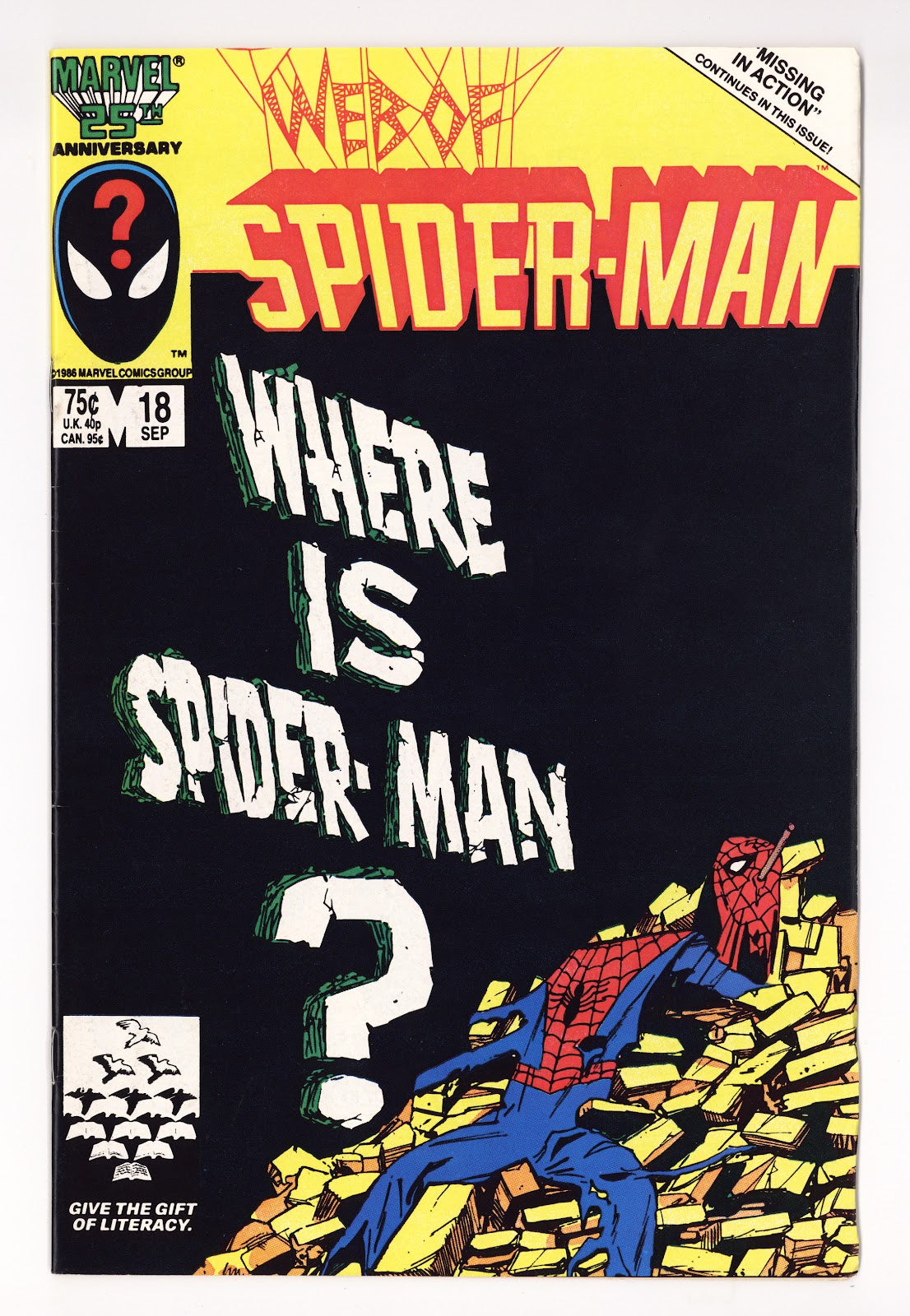 Web of Spider-Man Vol 1 18 VF (8.0) (1986) 