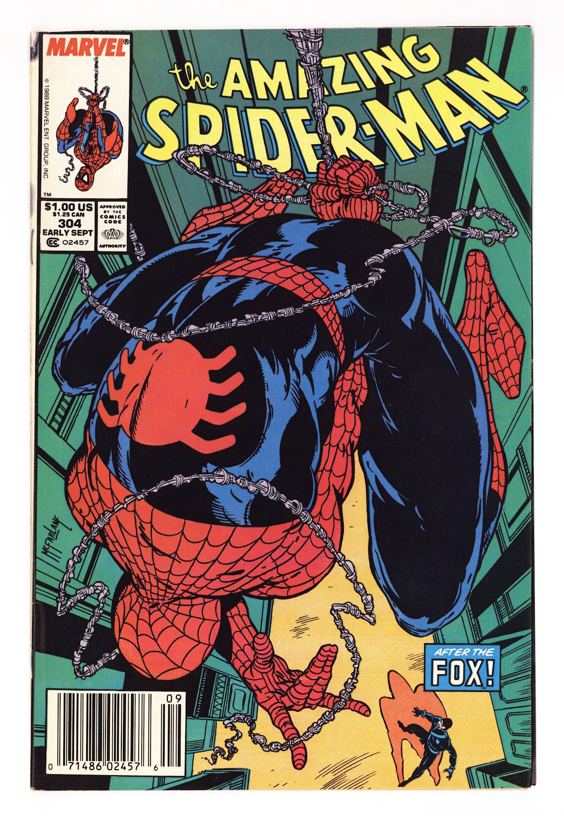 The Amazing Spider-Man Vol 1 304 VF (8.0) (1988) Newsstand 