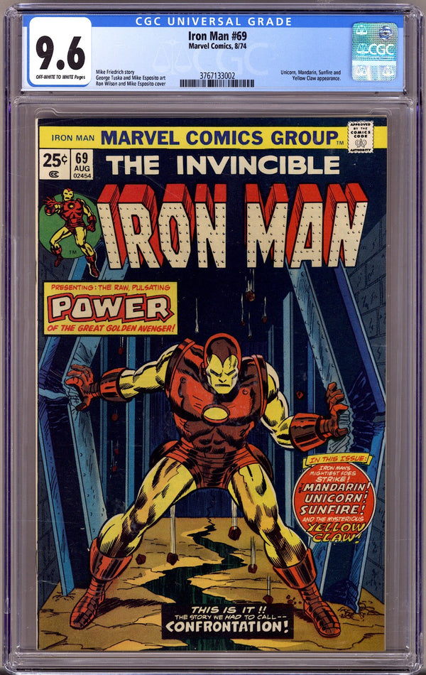 Iron Man Vol 1 69 CGC 9.6 (NM+) (1974)