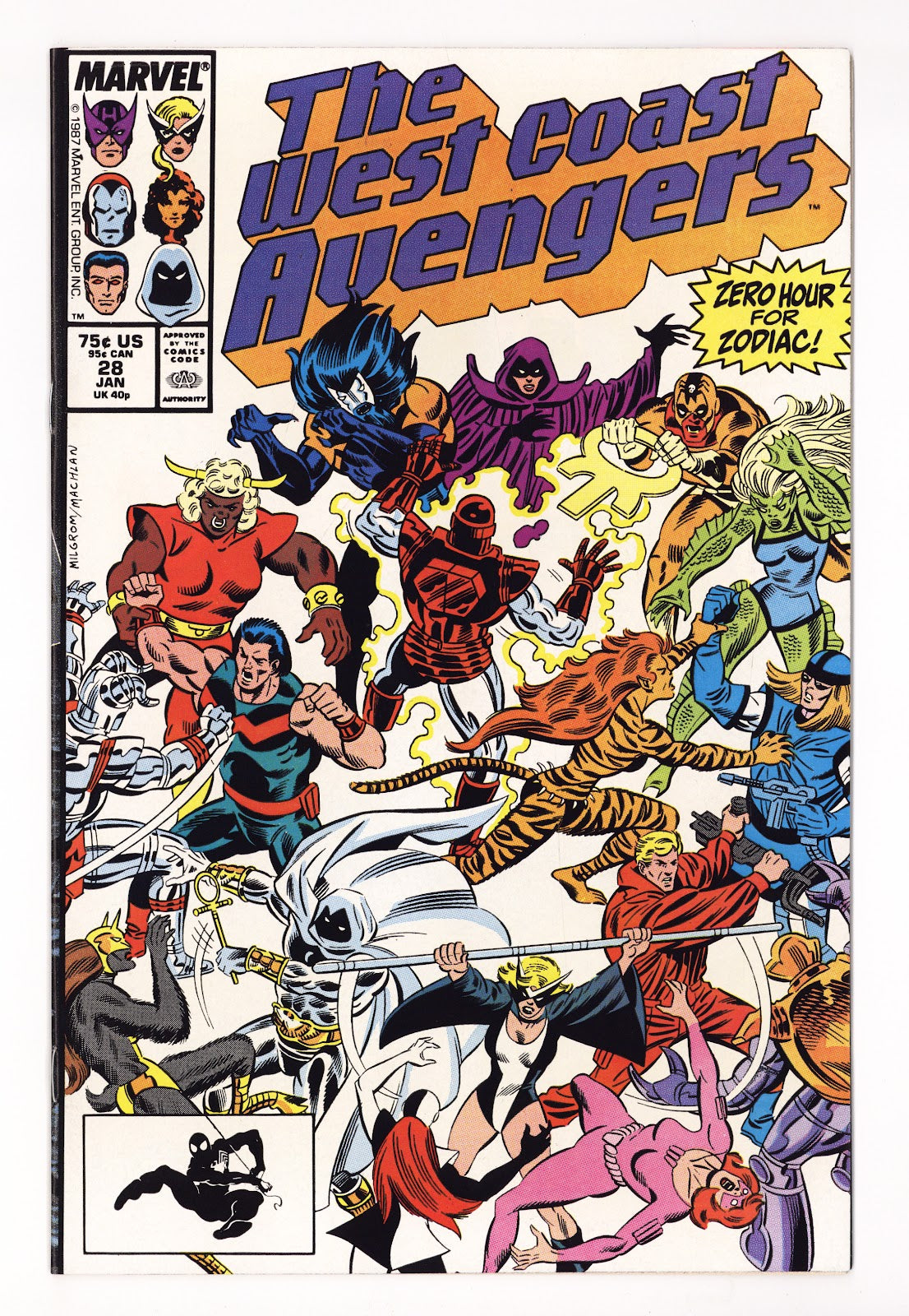 West Coast Avengers Vol 2 28  High Grade   (1988)   Direct  