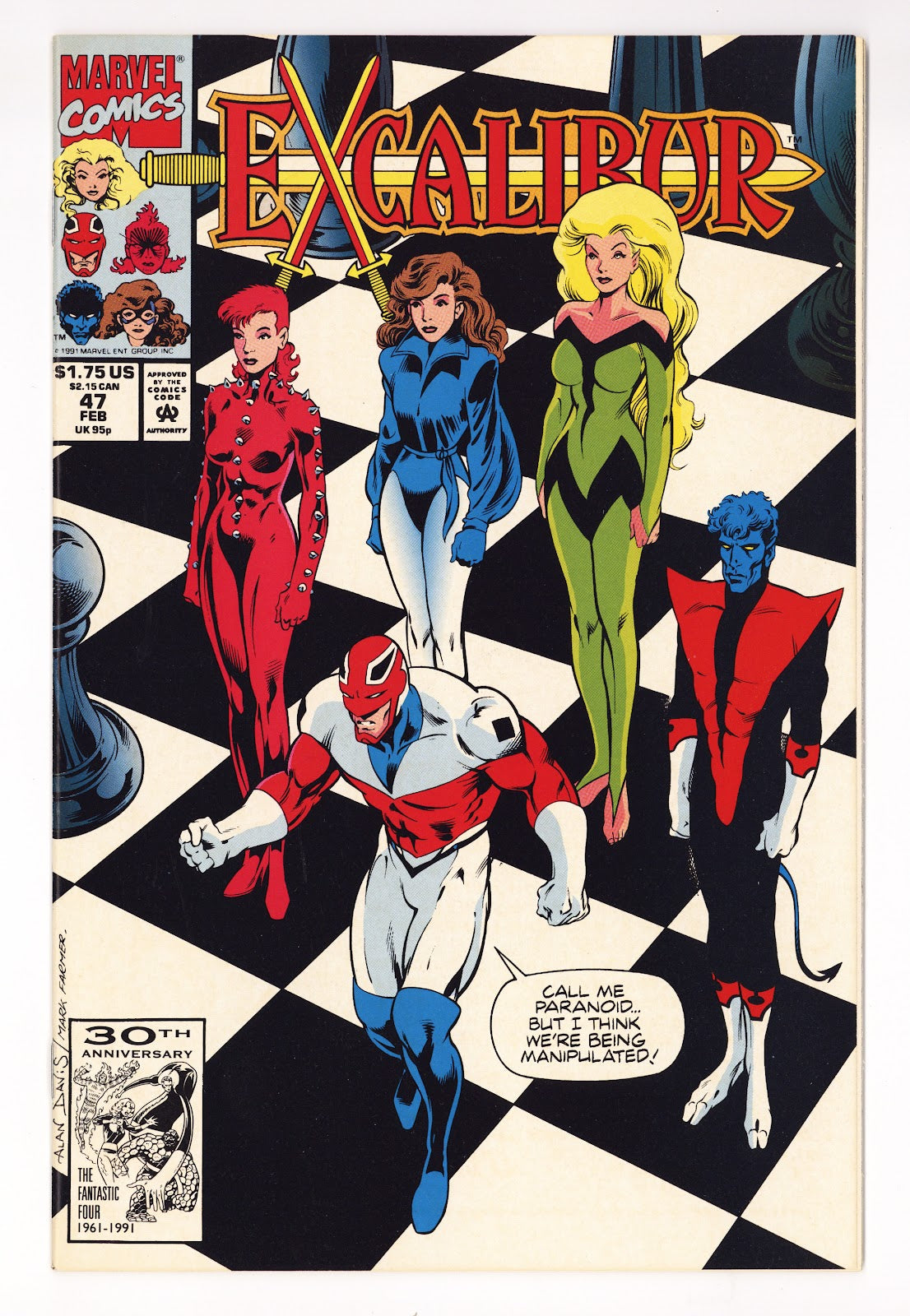 Excalibur Vol 1 47 High Grade (1992) Direct 