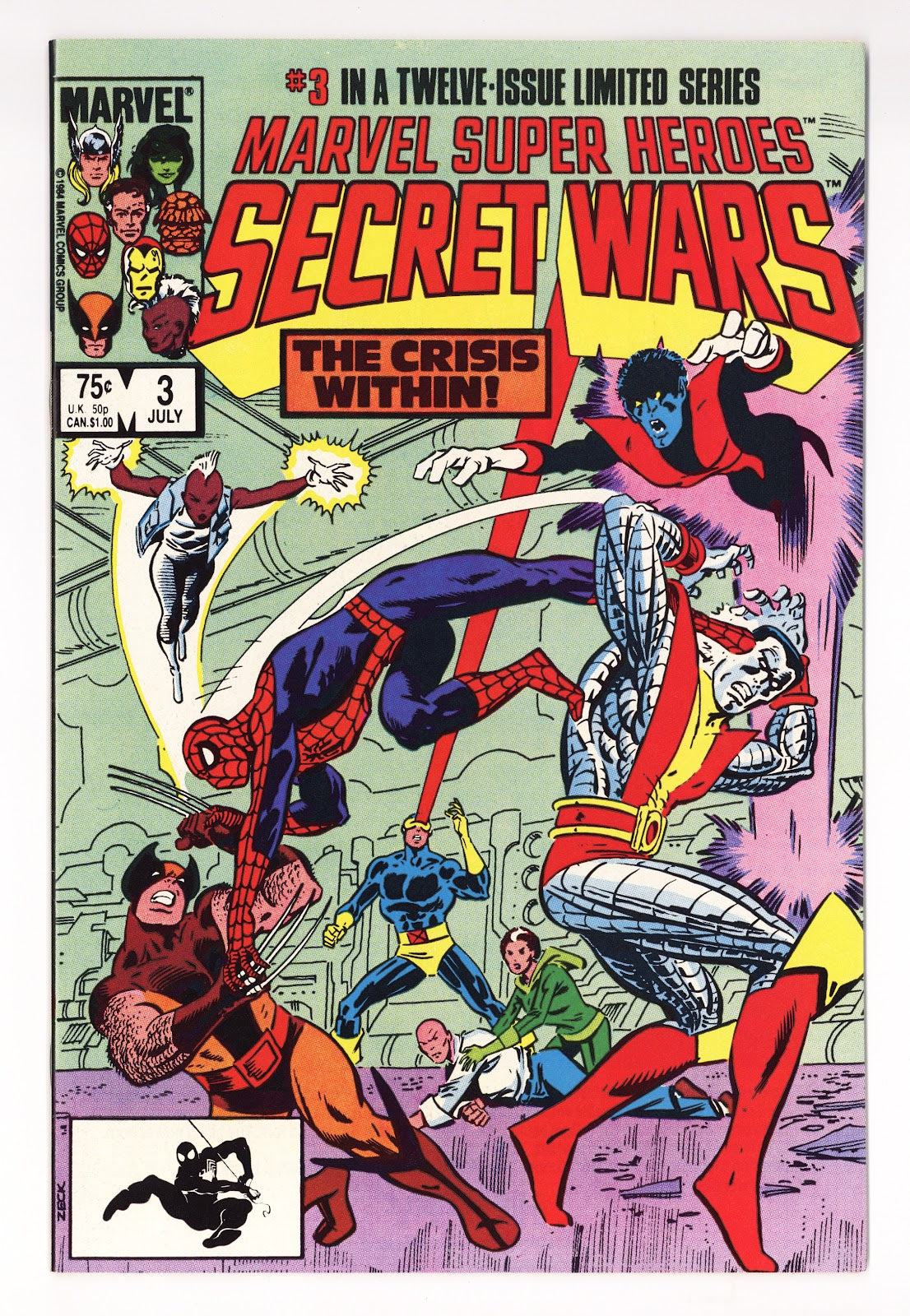 Marvel Super-Heroes Secret Wars Vol 1 3 VF/NM (9.0) (1984) 