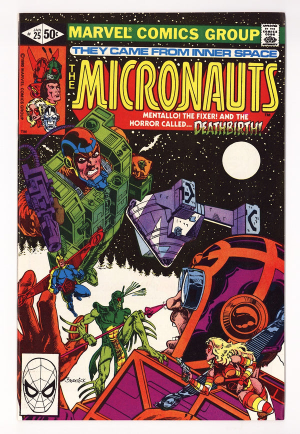 Micronauts Vol 1 25  High Grade   (1981)