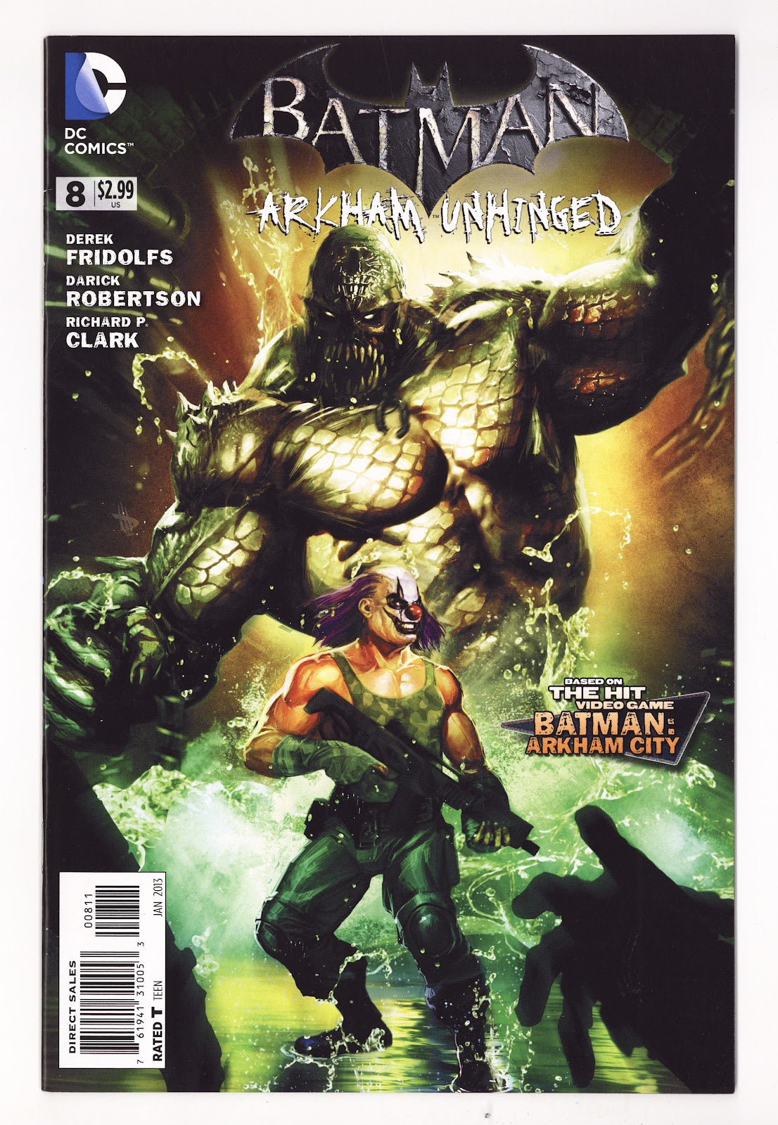 Batman: Arkham Unhinged   8  High Grade   (2013)     