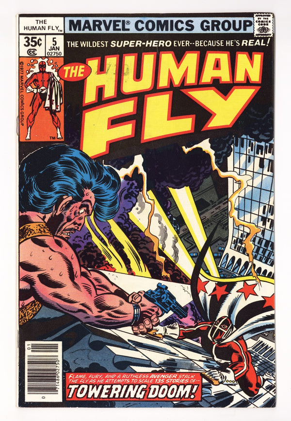 The Human Fly Vol 1 5  Mid Grade   (1978)