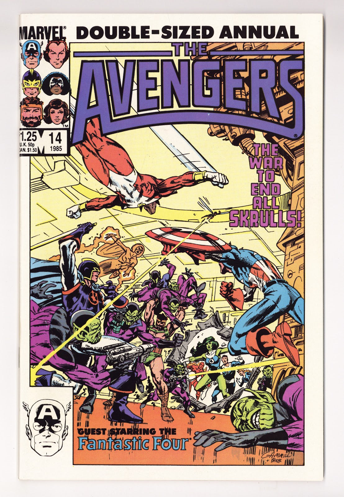 The Avengers Annual   14  High Grade   (1985)     