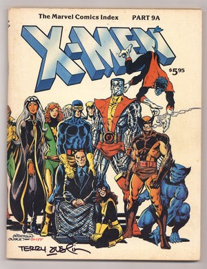 The Marvel Comics Index 9A VG+ (4.5) (1981) Signed x1 Cover Terry Austin