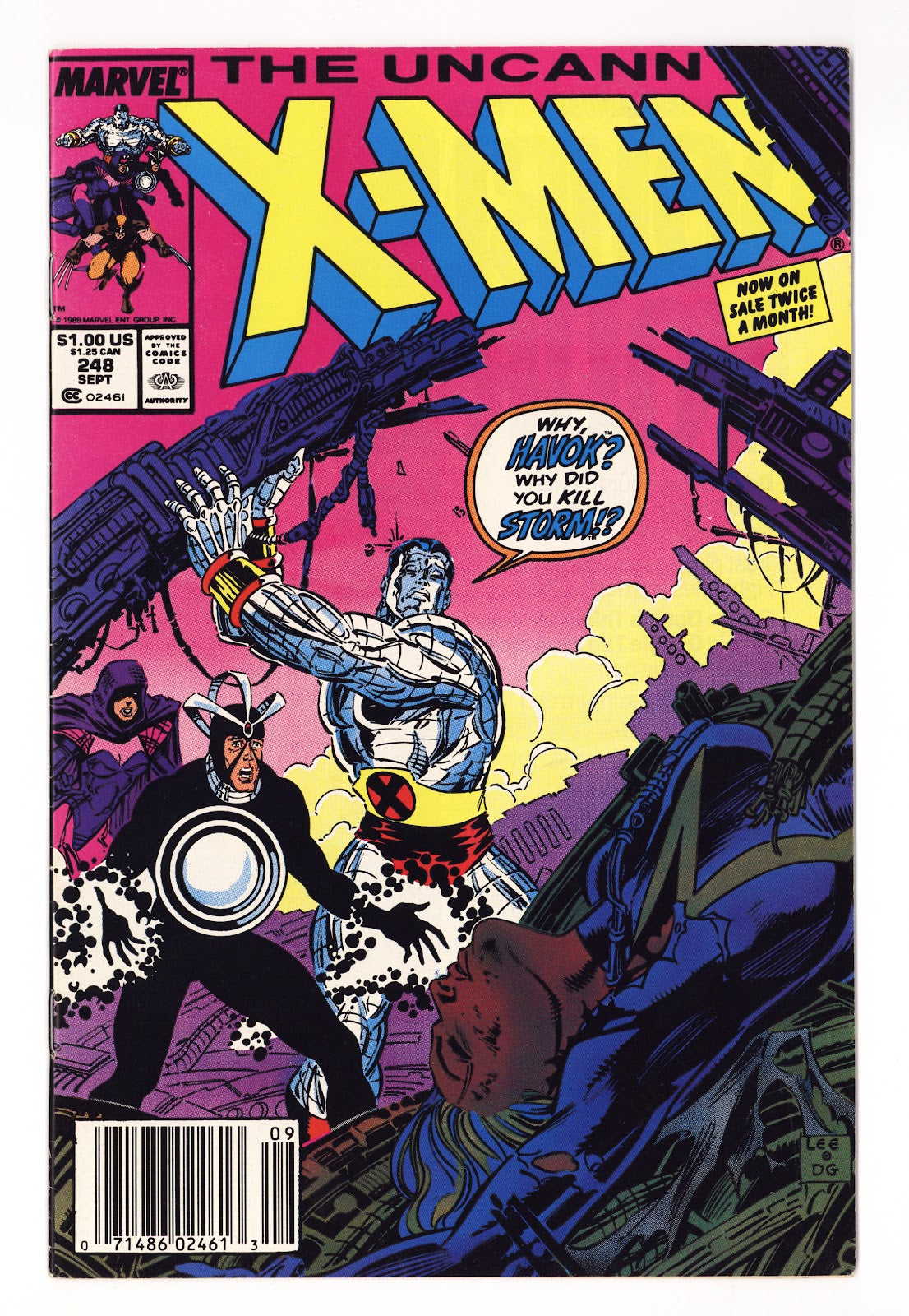The Uncanny X-Men Vol 1 248  FN (6.0)   (1989)   Newsstand  