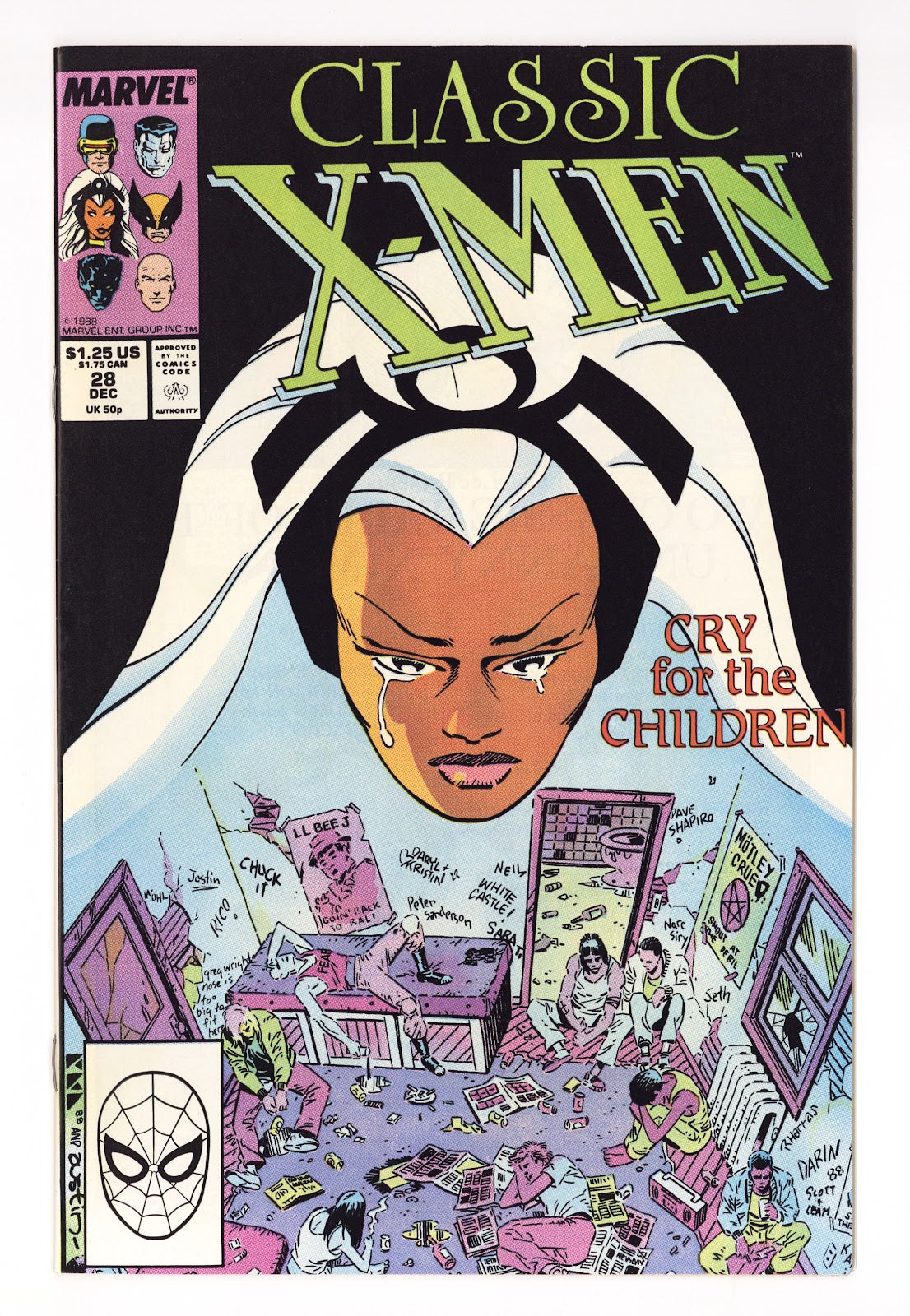 Classic X-Men 28 Mid Grade (1988) Direct 