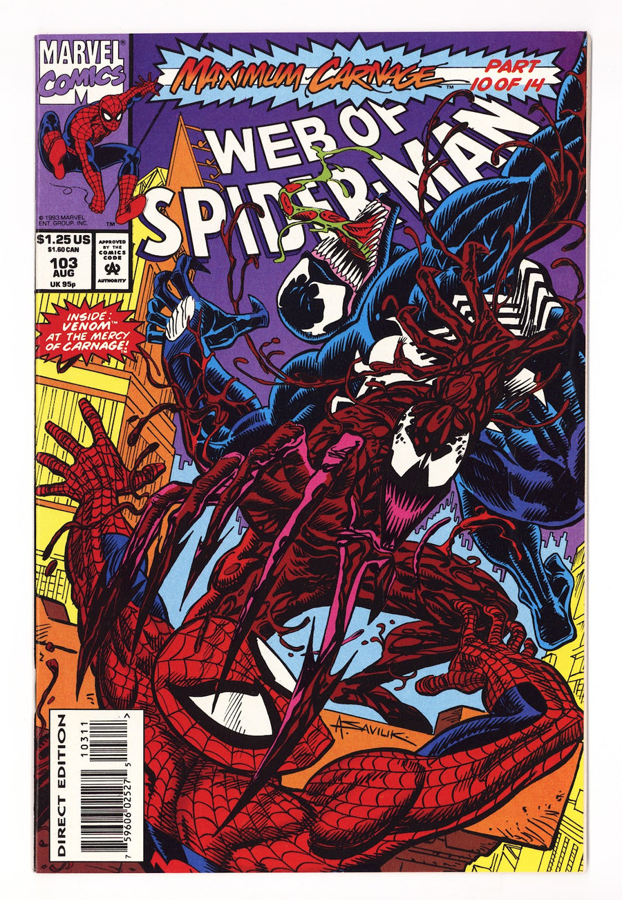 Web of Spider-Man Vol 1 103  High Grade   (1993)