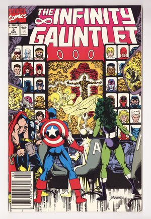 The Infinity Gauntlet Vol 1 2 VF/NM (9.0) (1991) Newsstand
