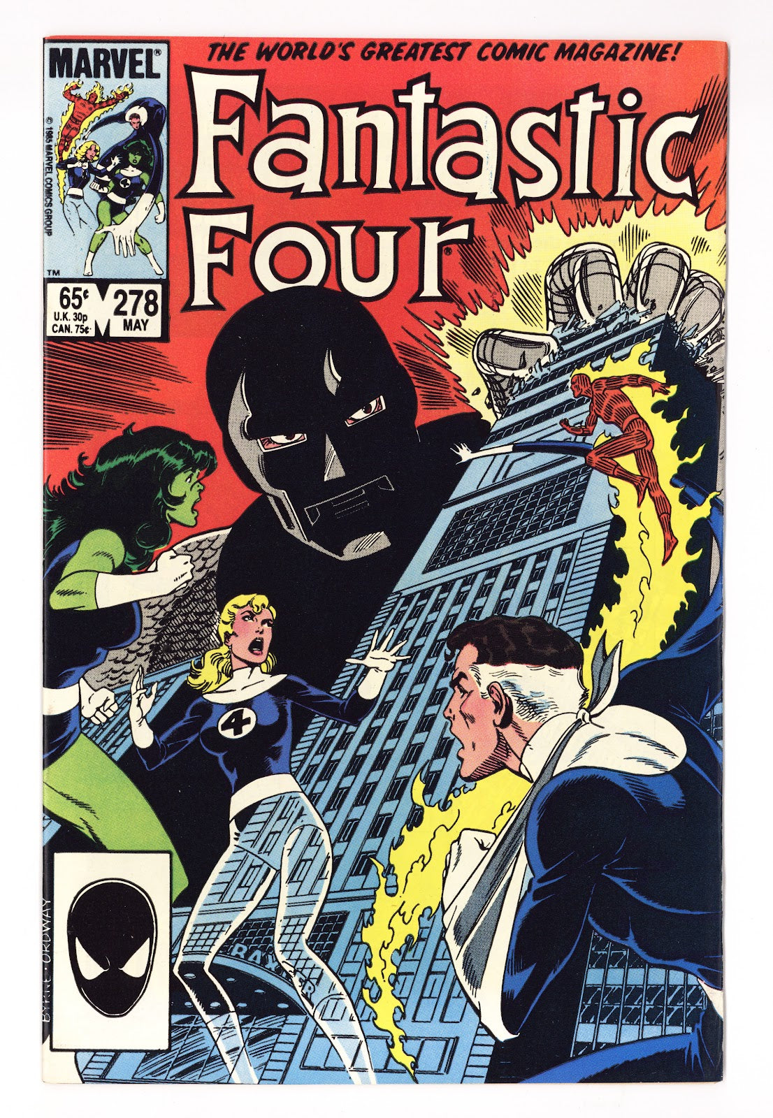 Fantastic Four Vol 1 278 High Grade (1985) 