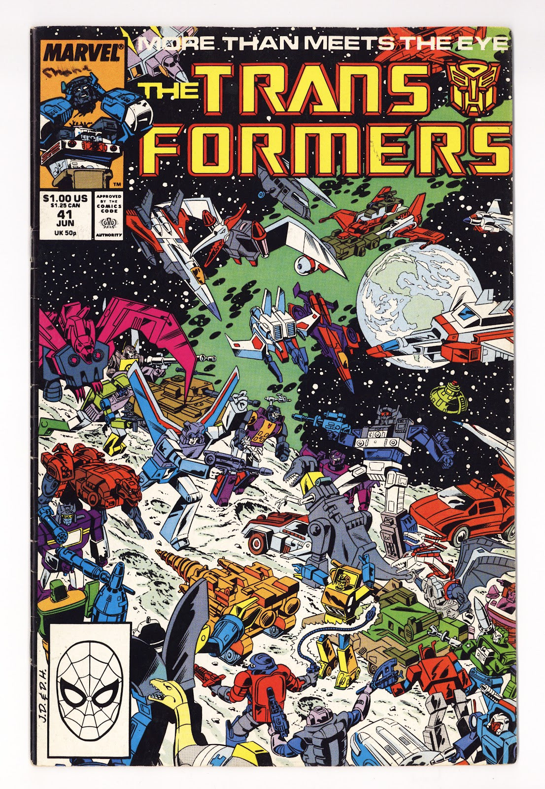 The Transformers Vol 1 41  Low Grade   (1988)     