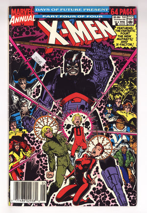 X-Men Annual Vol 1 14  FN- (5.5)   (1990)   Newsstand