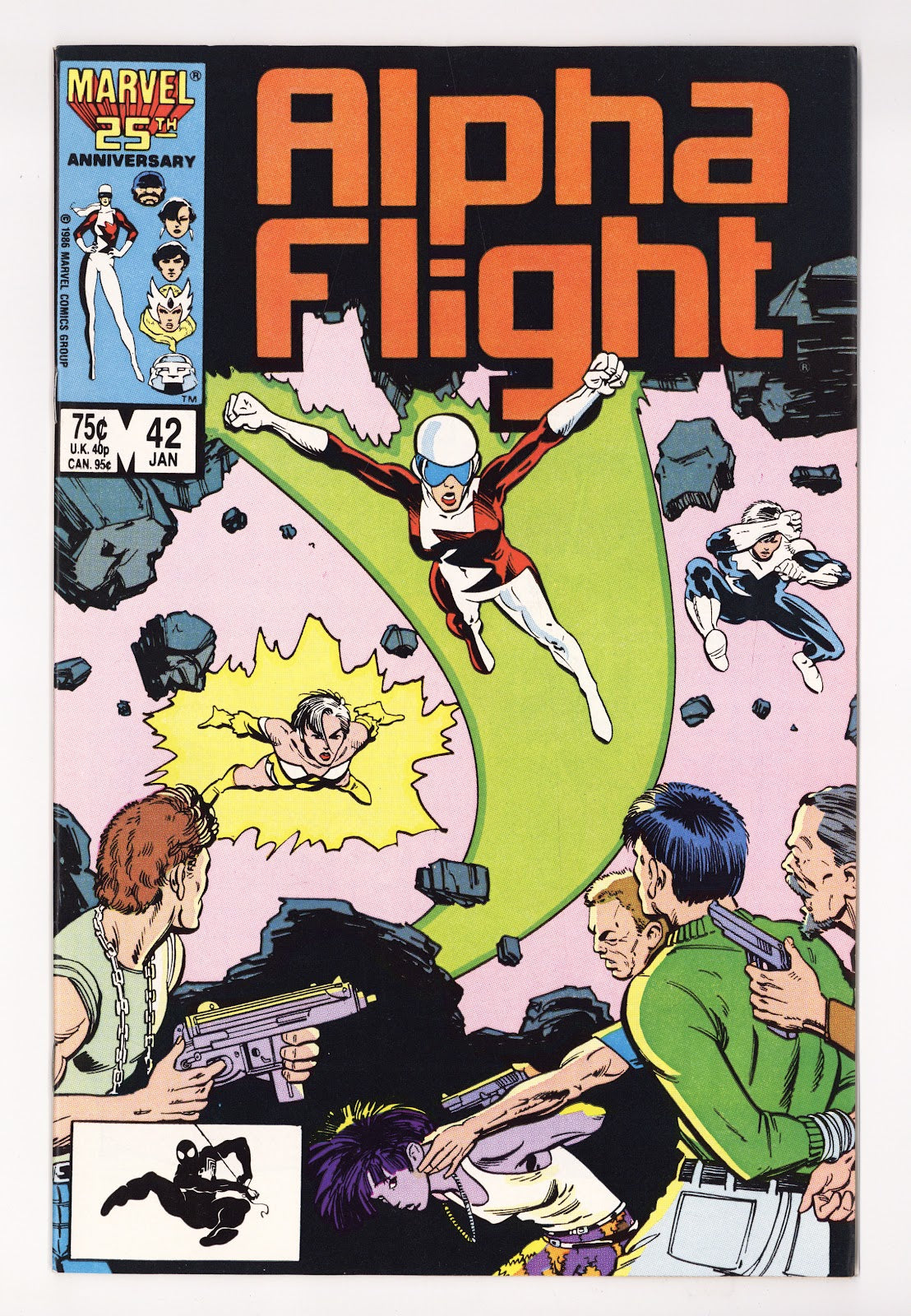 Alpha Flight Vol 1 42 High Grade (1987) Direct 