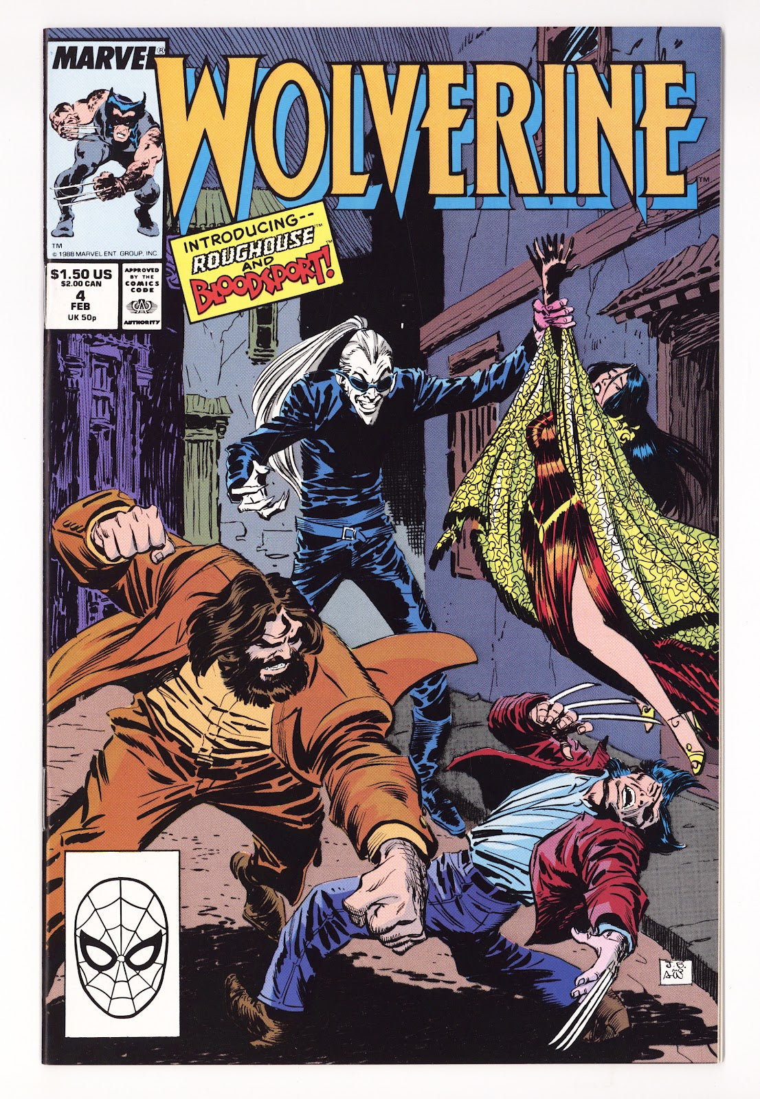 Wolverine Vol 2 4  High Grade   (1989)     