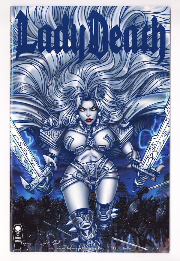Lady Death: Treacherous Infamy 1 NM (9.4) (2021) Simonson Premium Foil Variant