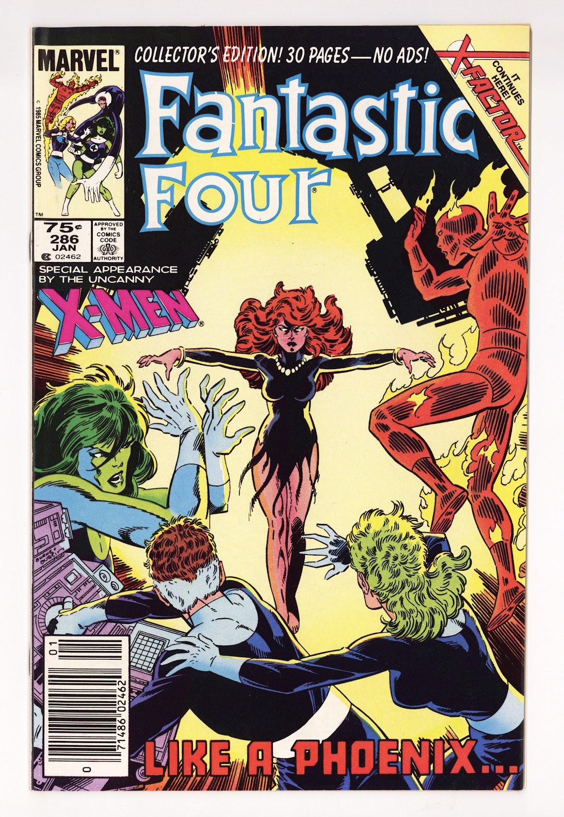 Fantastic Four Vol 1 286 Mid Grade (1986) Canadian Price Variant 