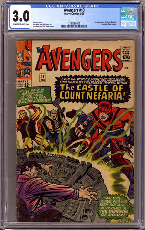 The Avengers Vol 1 13 CGC 3.0 (GD/VG)   (1965)