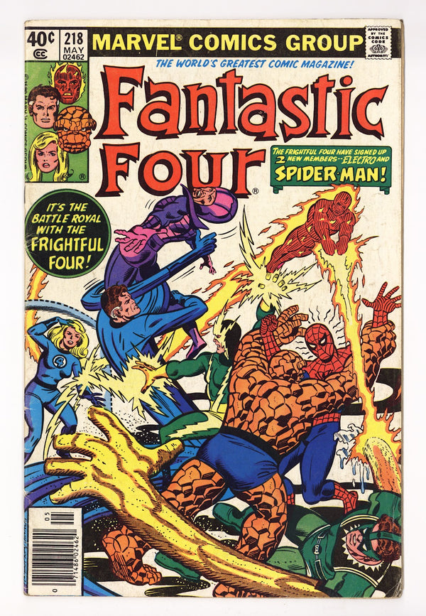 Fantastic Four Vol 1 218  Low Grade   (1980)   Newsstand