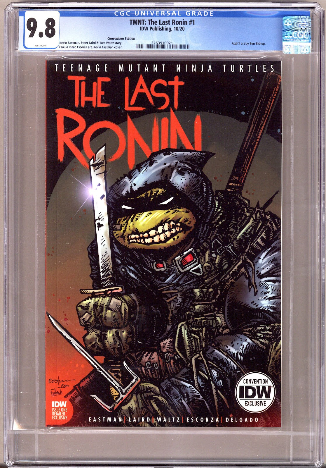TMNT: The Last Ronin   1 CGC 9.8 (NM/M)   (2020) Eastman   Convention Variant