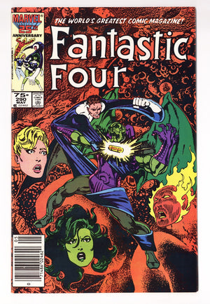 Fantastic Four Vol 1 290 High Grade (1986) Newsstand